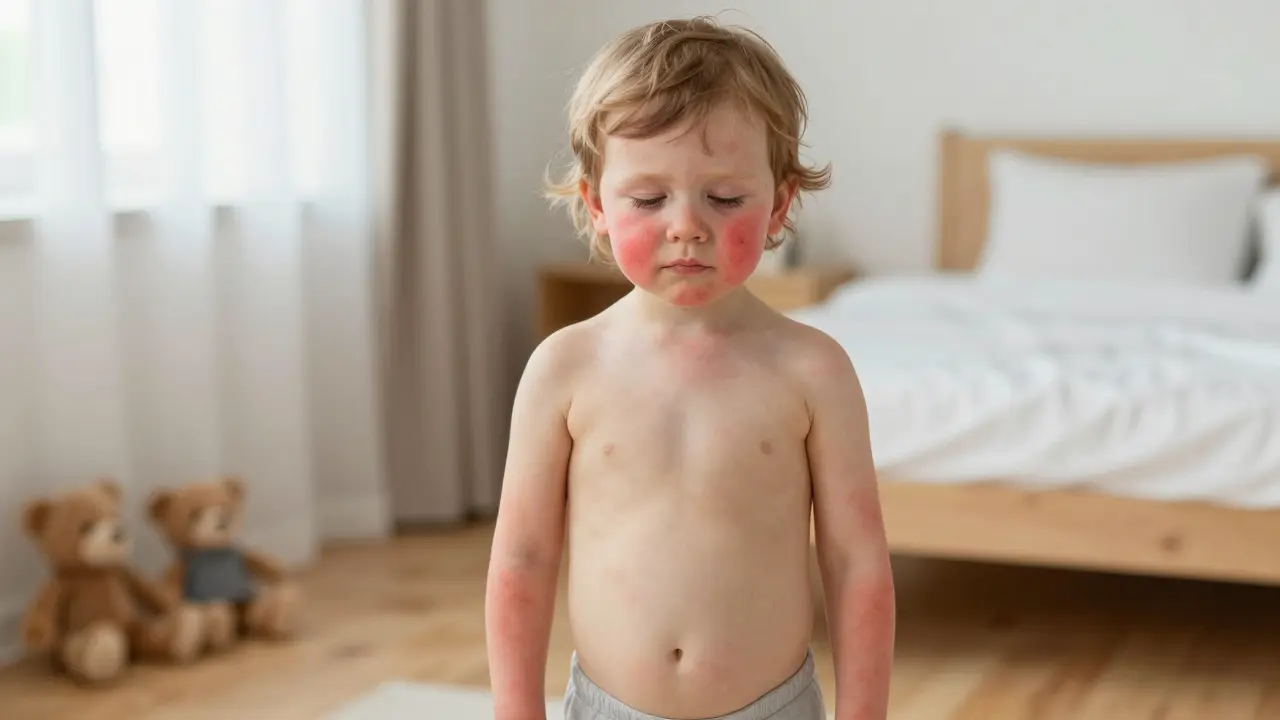 Co znamená osypky? Vše, co potřebujete vědět o infekčním erytémě u dětí