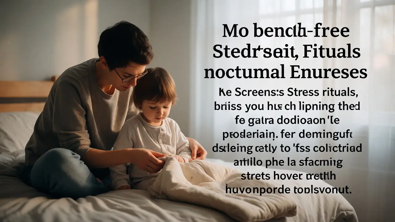 Rodič a dítě společně ukládají postel před spaním v klidném prostředí.